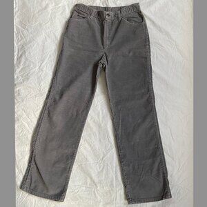 60's women's grey corduroy pants - vintage Sears